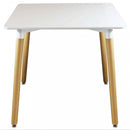 Tavolo Lione 80x80x75 h cm in Legno Bianco