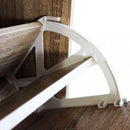 Scarpiera Sally 60x24x80 h cm in Legno Naturale