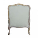 Poltrona Christy in Tessuto 64x72x92 h cm in Legno Beige