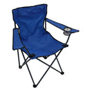 Poltrona Giada Pieghevole 82x51x81 h cm in Acciaio Blu