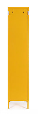 Armadio 1 Anta 38x46x185 cm Cambridge in Acciaio Giallo