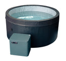Vasca Idromassaggio Bagno di Ghiaccio da 3°C a 42°C Ø156x70 cm 5kW NetSpa Ice Grigia