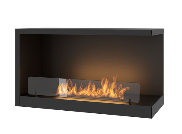 Camino a Bioetanolo da Incasso 80x45 cm Inside P800 V2 Angolo a Destra Nero con Vetro sconto