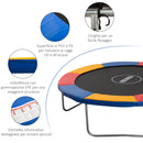Copertura per Trampolino Elastico in PVC Rosso Blu Giallo Ø305 cm 