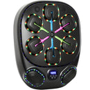 Macchina da Boxe a Parete con 9 Modalità Luci LED e Connessione Bluetooth 61x48x11 cm Nero      