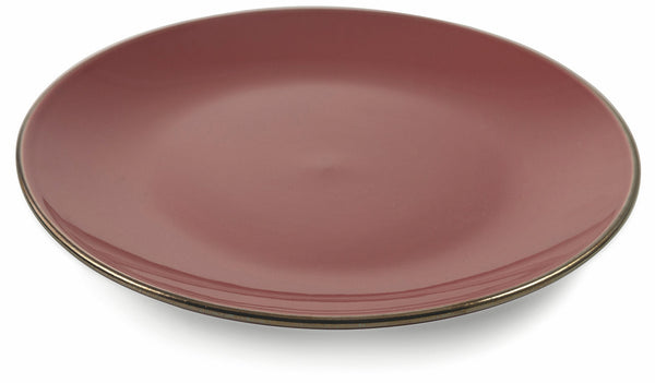 online Set 6 Piatti Piani Ø26,5x2,5 cm in Gres Villa d'Este Home Tivoli Royal Passion Rosa Antico