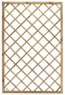 Set 2 Pannelli Grigliati per Rampicanti 40x180 cm in Legno Impregnato