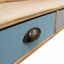 Scrivania Ajax 120x50x79 h cm in Legno Multicolor