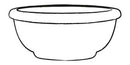 Vaso in Polietilene Tulli Ciotola Castello Classic Antracite Varie Misure