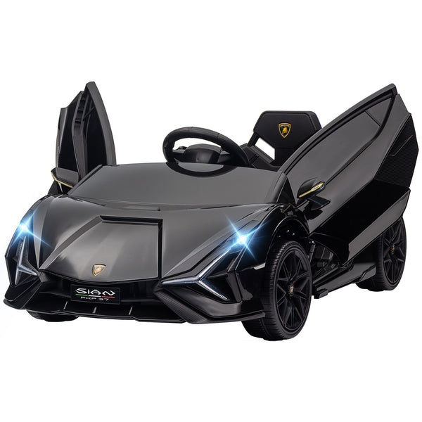 Macchina Elettrica per Bambini Licenza Ufficiale Lamborghini Sian 12V con Telecomando Nero online