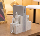 Fermalibri Stons 24x10x20,5 cm in Resina Crema      