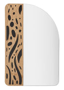 Specchio da Muro Terry 60x1x90 cm in MDF e Specchio Multicolor      