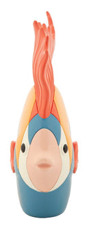 Decorazione Pesce Rubic 28x8x25 cm in Resina Multicolor      