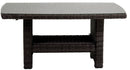 Set Salotto da Giardino in Polyrattan Atlanta Grigio
