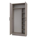 Armadio Portascope 71x38x182 cm con 5 ripiani Gabriella argilla