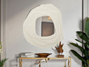 Specchio da Muro Dalia Bianco 90x4x97 cm in MDF e Specchio Bianco      