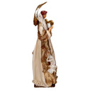 Angelo tessuto beige e oro con arpa cm xh35,5