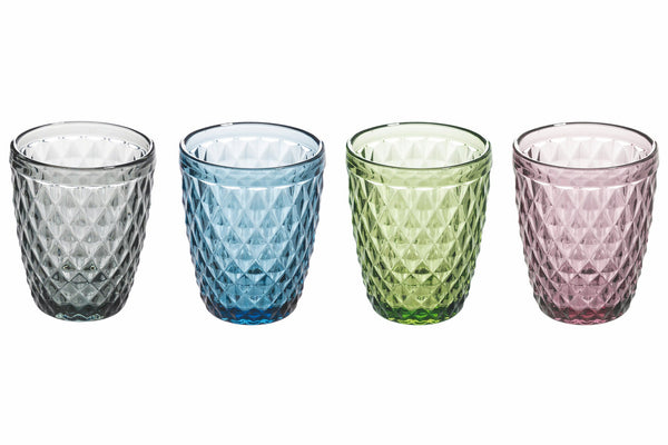 Set 4 Bicchieri Acqua in Vetro 240 ml Villa d'Este Home Tivoli Diamond online