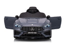 Macchina Elettrica per Bambini 12V Licenza Ufficiale Mercedes CLE53 Sedile in Pelle Grigio