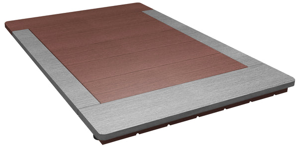 Base per Doccia da Esterno 75x97x4,3 cm in Caffè e Grigia sconto