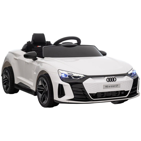 online Macchina Elettrica per Bambini Licenza Audi RS con Telecomando Bianca e Nero