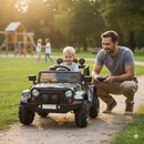 Macchina Elettrica per Bambini Fuoristrada Adventure 12V con Telecomando Mimetico