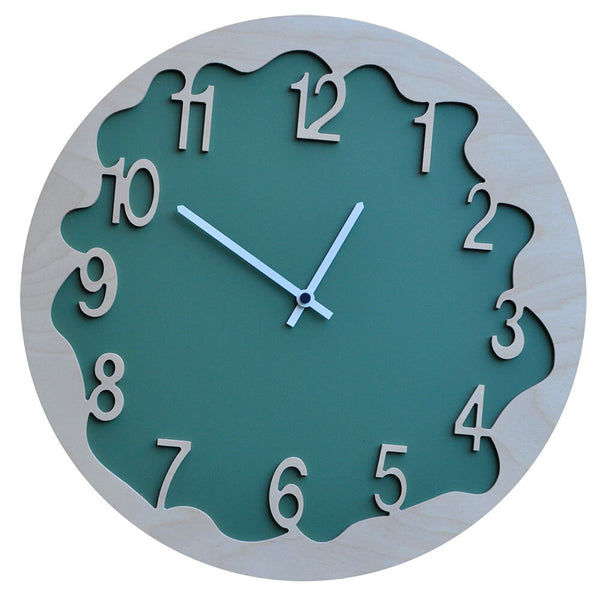 Orologio da Parete Rotondo 48Cm Pirondini Italia Ombre Verde acquista