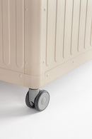 Baule Contenitore da Esterno 182x89,4x70h cm Apertura Facile e Ruote in Alluminio Ocean L Seta 