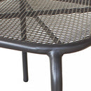 Tavolino Midway 41x41x43,5 h cm in Acciaio Taupe