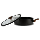 Tegame Ø 28 cm Antiaderente Induzione Silex Elegance Wood Nero