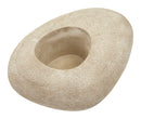 Porta Vaso da Esterno Stone 78,5x56x33,5 cm in Resina Grigio      