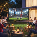 Telo per Proiettore 120" 16:9 HD 4K-8K Angolo di Visione 160° con Treppiedi Pieghevoli Bianco      