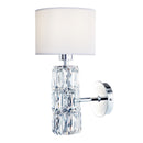 Lampada da parete Modern in Metallo e Vetro Talento Cromo