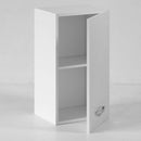 Pensile cucina 30x32x72H cm con anta bianco frassinato