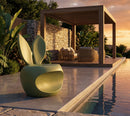 Sedia Bunny Verde 57x55x79 cm in Polietilene Verde      