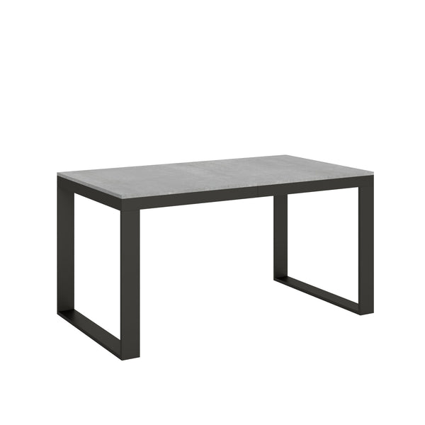 acquista Tavolo Allungabile 160-264x90x80 cm Tecno Evolution Cemento