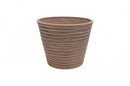 Vaso Medio Camelia Ø35x33 cm in Fibra sintetica Taupe