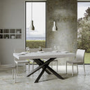 Tavolo Allungabile 160-264x90x77 cm Volantis Bianco Frassino