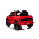 Macchina Elettrica per Bambini Ford Raptor 12V con Telecomando Bluetooth Luci LED e Tappetini Rosso