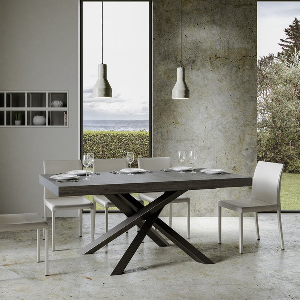 acquista Tavolo 180x90x77 cm Volantis Fix Cemento
