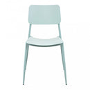 Sedia da Giardino Vega Impilabile 42x53x80 h cm in Acciaio Verde