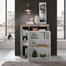 Credenza Mogol bianco lucido pero 108x42x127H cm