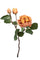 Set 12 Rose Artificiali Romantica a 3 Diramazioni Altezza48 cm Giallo