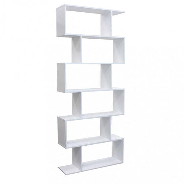 Libreria Alana 80x23,5x190,5 h cm in Truciolare bilaminato Bianco online