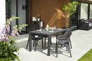 Set 6 Sedie da Giardino 61x54x79h cm Elisa Chair Grafite
