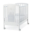 Lettino Culla in Legno Italbaby Happy Family con Velvet Bianco