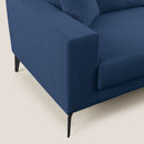 Divano 2 Posti 166x95x91 cm in Tessuto Blu