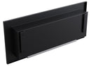Camino a Bioetanolo da Parete 90x40 cm Flig con Vetro o Senza Vetro Tampa Slim Nero