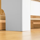 Copritermosifone Allungabile 140-202x19x82,5 cm in MDF Bianco