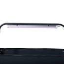 Fioriera da Giardino 90x51x100 cm con Lampada LED  Grigio Scuro